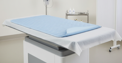 Underpad on examination table