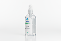 Hand Sanitizer Angled View