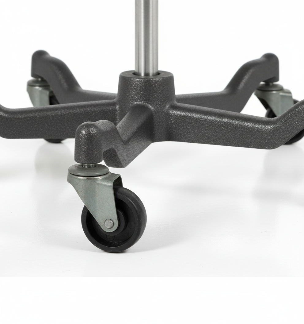 Cast Iron Base with Wheels