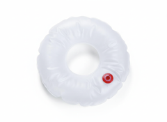 Inflatable Plastic Invalid Ring - 17 Inch Medical Grade Cushion for Pressure Relief and Comfort Support