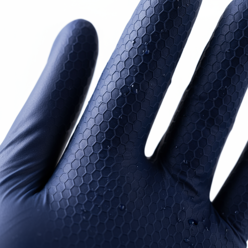 Textured Fingertip Close-up