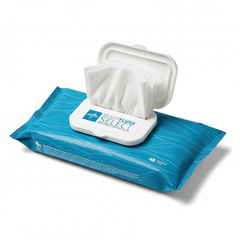 Package Opened at 45 Degree Angle