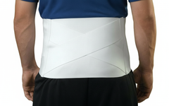 Back view showing criss-cross pattern