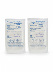 Pair of gloves laying flat