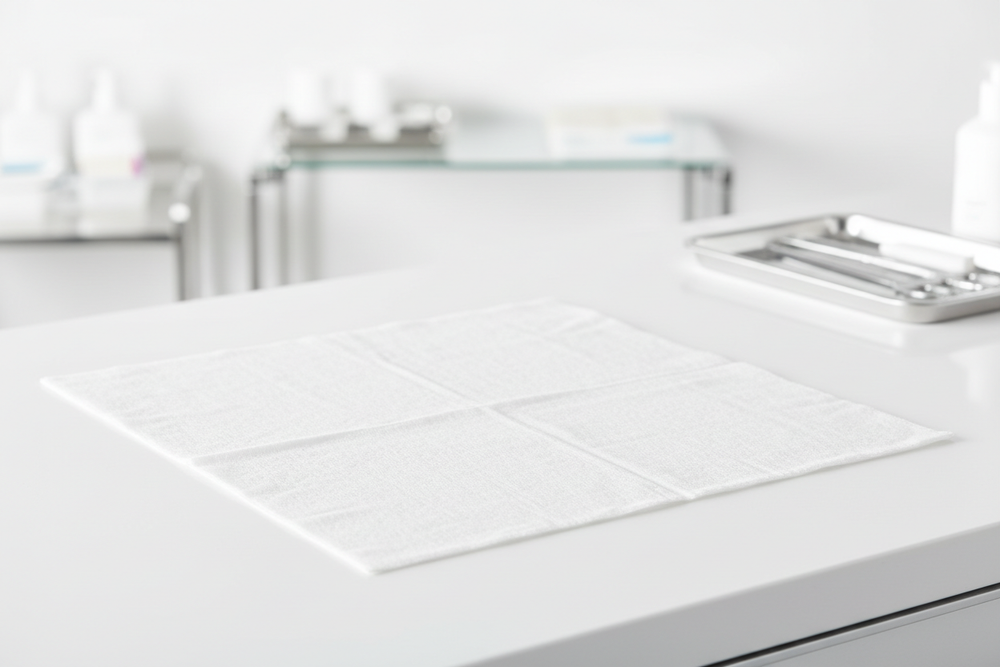 Absorbent Wipes Flat Lay View