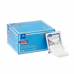 Opened packet showing prep pad