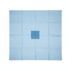 Full drape dimensions overhead view