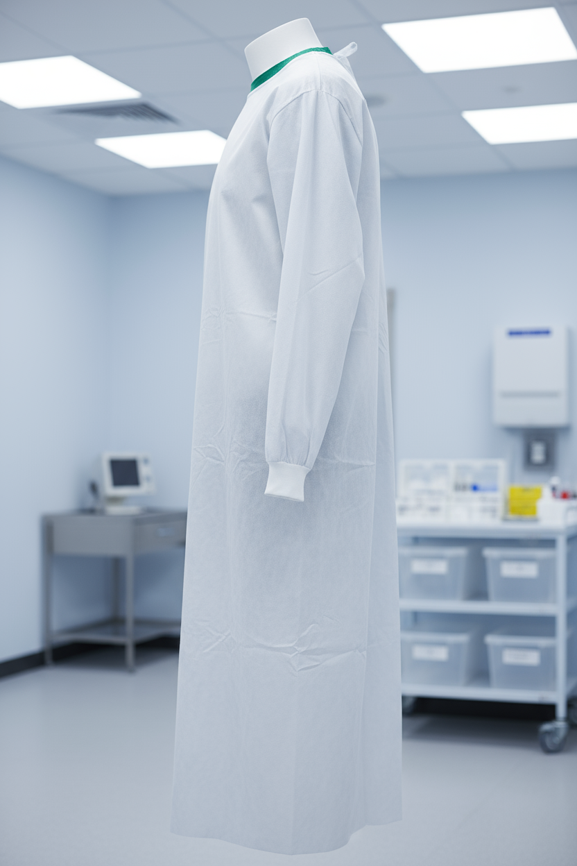 Medical Gown Side View