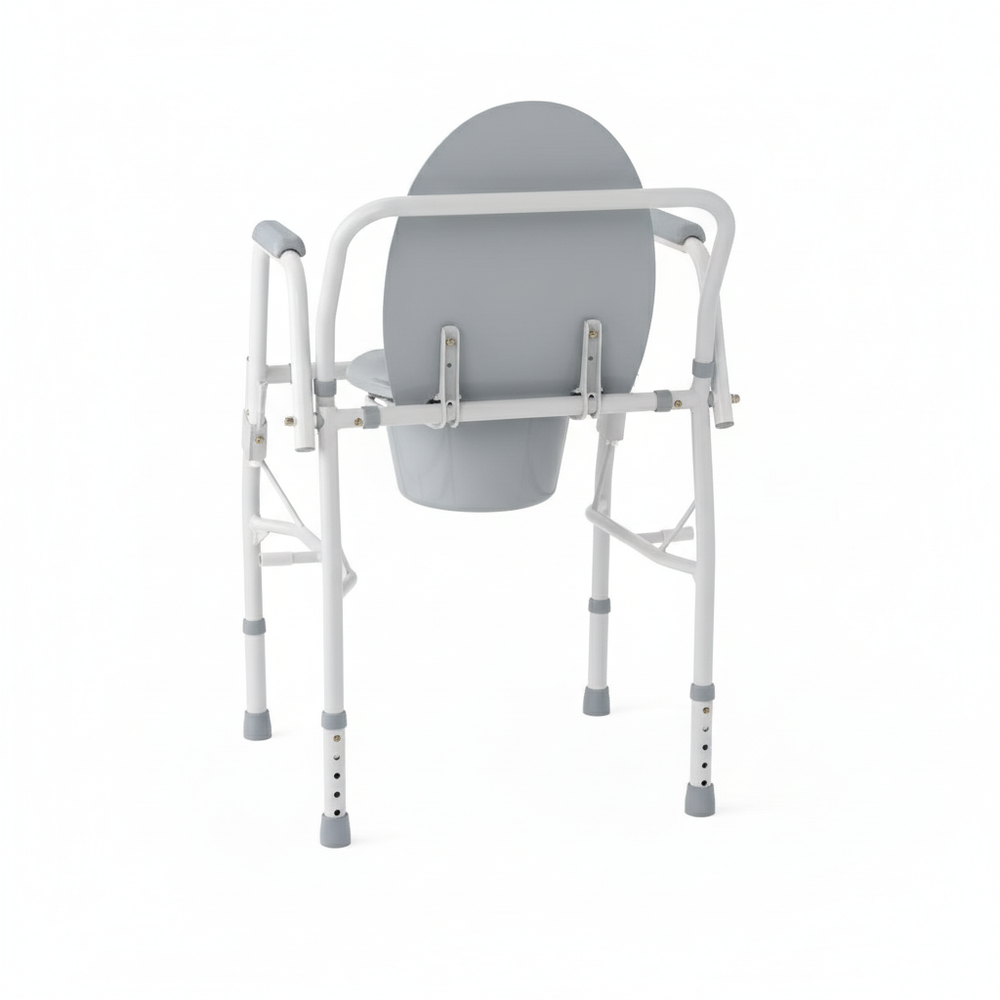 Back view showing frame structure