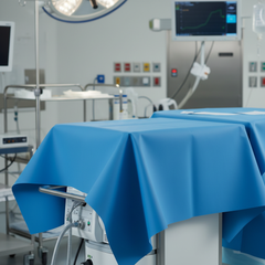 Drape on Fluid Warming Equipment