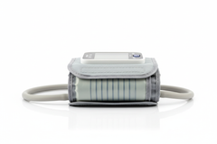 Side angle of blood pressure cuff