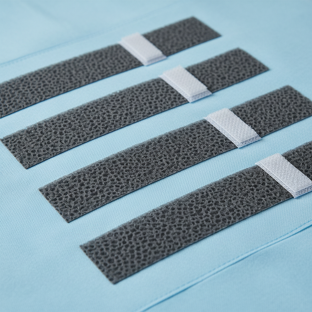 Anti-Slip Backing and Line Holders