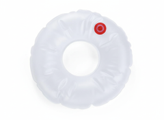 Inflatable Plastic Invalid Ring - 17 Inch Medical Grade Cushion for Pressure Relief and Comfort Support