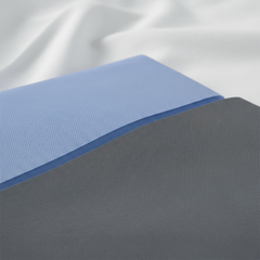 Close-up of drapes and gown