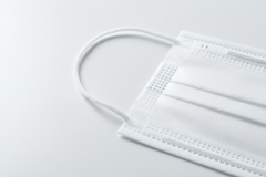 Face Mask Detail Close-up