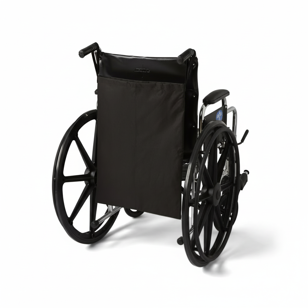 Side angle view on wheelchair