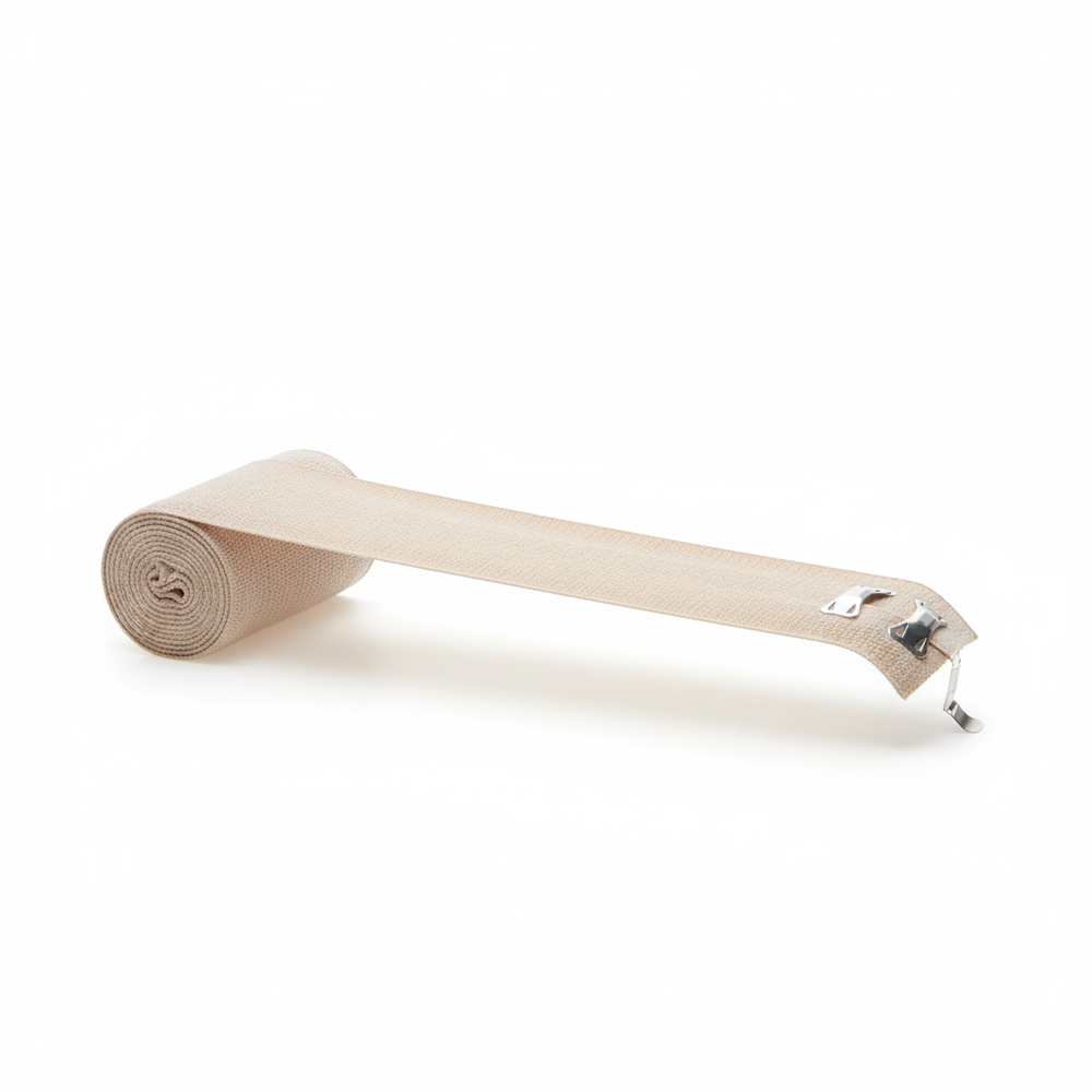 Partially unrolled bandage