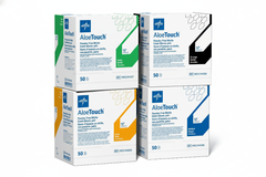 Close-up detail - textured grip and beaded cuff