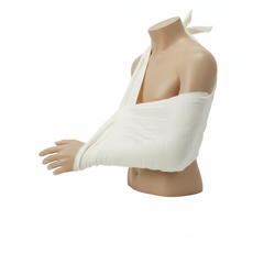 Triangular Bandage Arm Sling Application