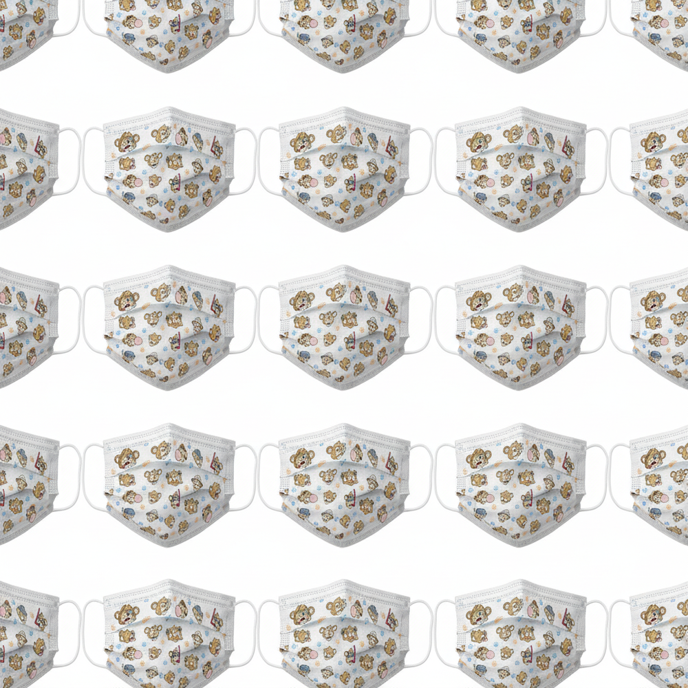 Close-up detail of metal nosepiece and 3-ply construction