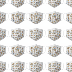 Close-up detail of metal nosepiece and 3-ply construction