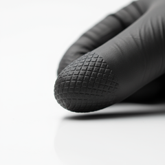 Close-up textured fingertips