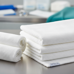 Medline Sterile Disposable OR Towels - Premium 100% Cotton Surgical Towels