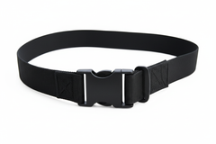 45-degree angle view showing buckle detail