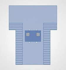 Top-down view showing full layout