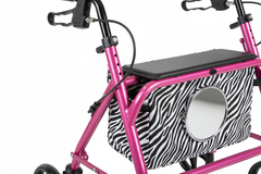 Close-up details of handles and brakes