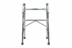 Front view of folding walker
