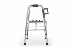 Side profile of folding walker