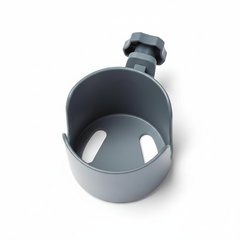 Top-down view of cup holder opening