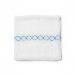 Unfolded gauze sponge flat lay