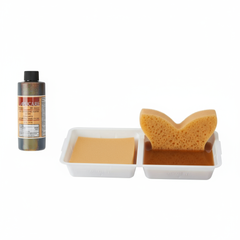 Close-up angled view