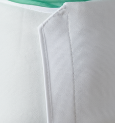 Close-up detail of adjustable closure mechanism