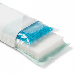 Integrated cold pack and pad detail