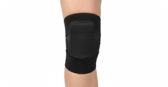 Knee support worn front view