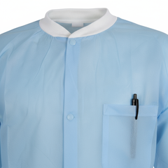 Lab Coat Collar Detail