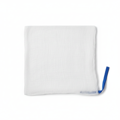 Laparotomy sponge unfolded showing full 18x18 inch dimensions