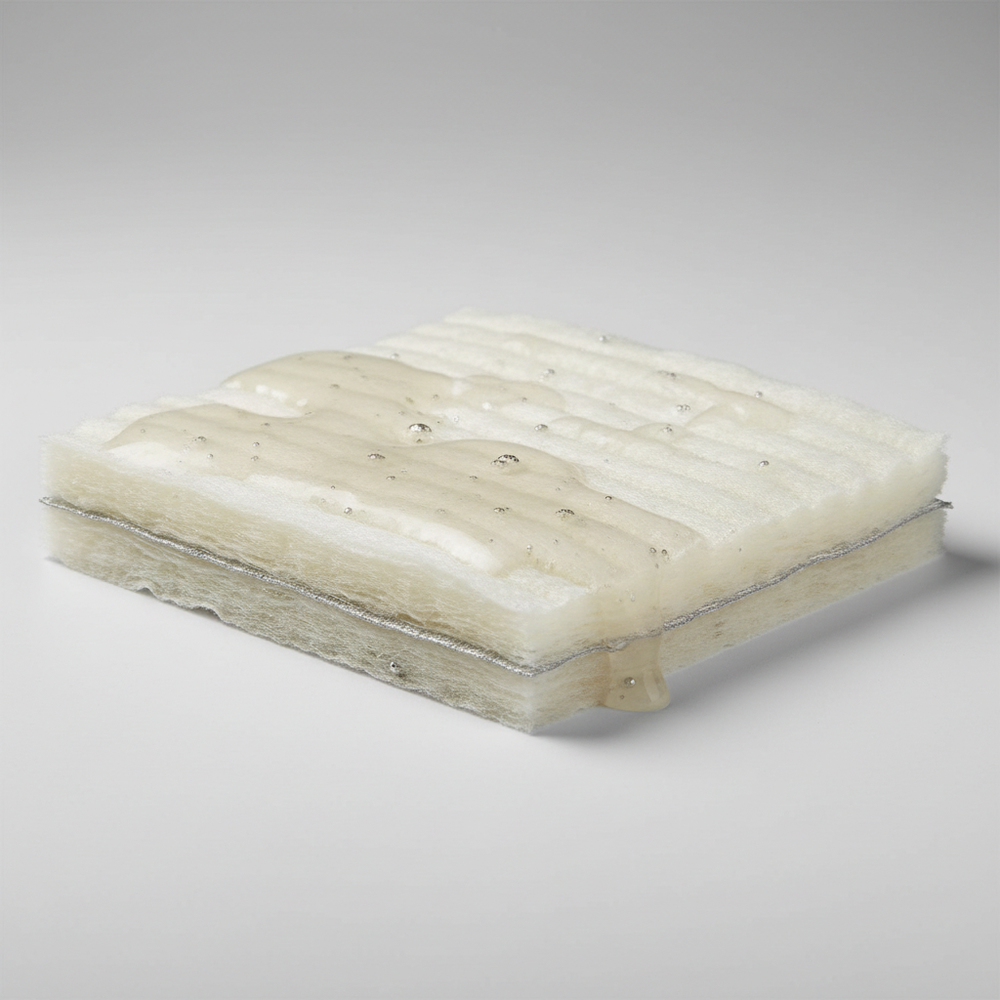 Layered construction view