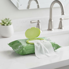 Lifestyle bathroom setting