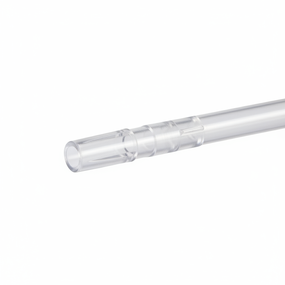 Luer-end connector close-up