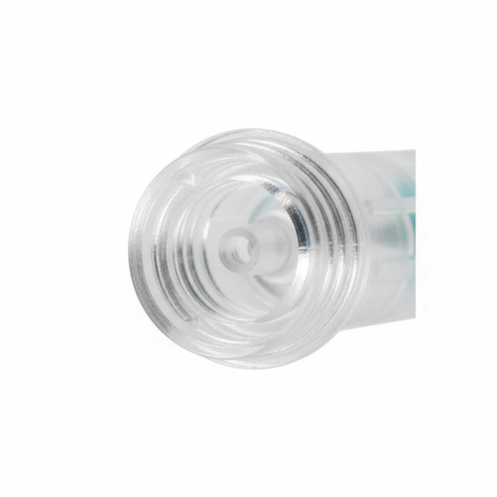 Luer lock connector detail