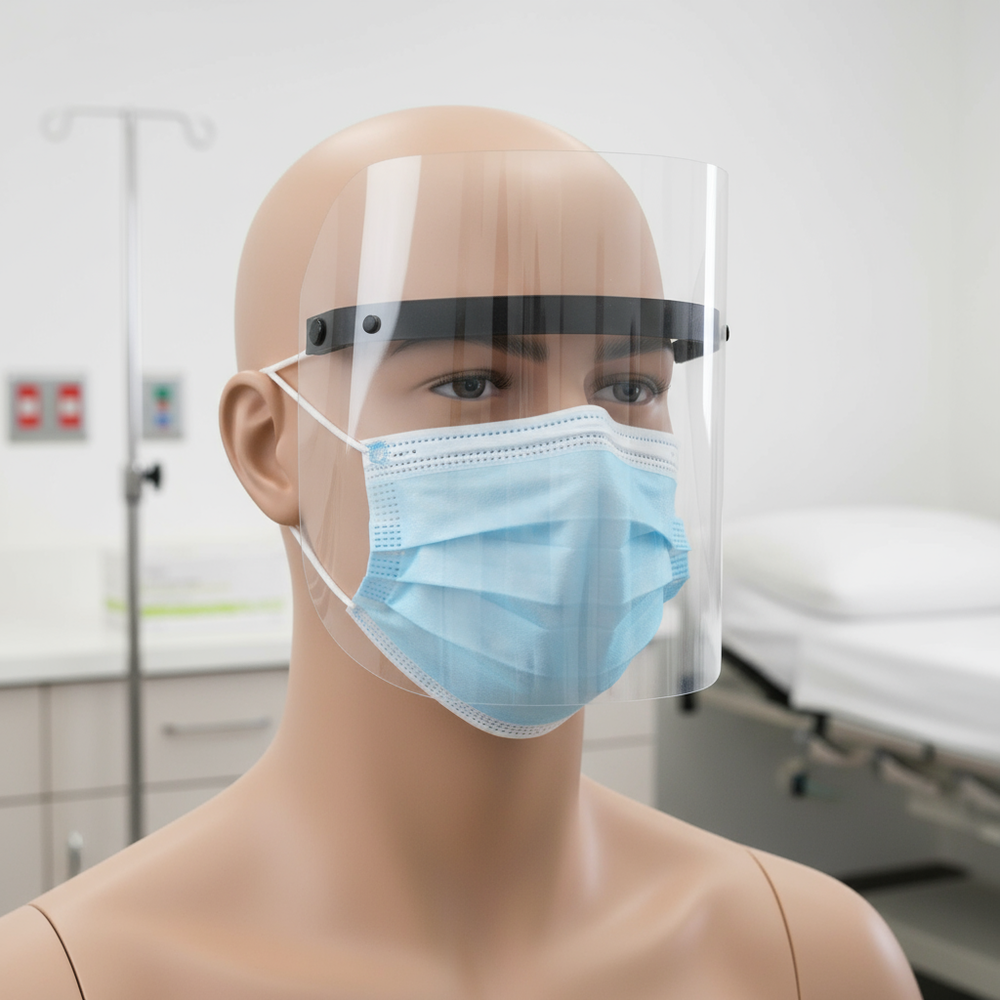 Mask being worn by medical professional