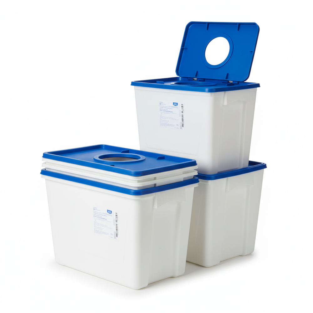 Multiple containers nested and stacked