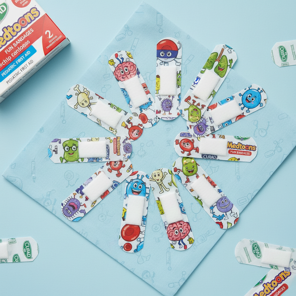 Multiple Medtoons designs displayed