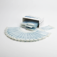 Multiple pouches arranged showing size and design