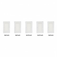 Multiple sizes displayed