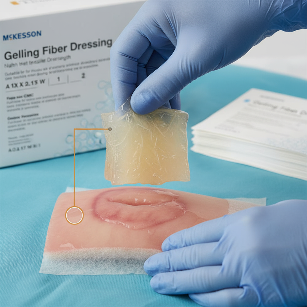 One-piece intact removal of saturated dressing